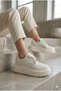 122230013 Icy Sneaker Women's Casual Comfort High Eva Sole Sports Shoes Off-White
