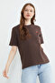 Strawberry Embroidered Crew Neck T-Shirt - 2