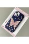 iPhone 13/14 Compatible Beautiful Butterfly Patterned Leather Textured Phone Case