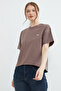 Metal-Accented Crew Neck Slit T-Shirt - 3