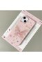iPhone 14 Plus/15 Plus Compatible Beautiful Butterfly Patterned Leather Textured Phone Case