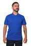 Company-Specific Printed You Wear Polo Collar Combed Cotton T-Shirt Blue - 2