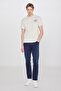 100% Cotton Regular Fit Normal Cut Logo Detailed T-Shirt - 3
