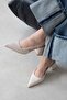 Karla Women's Heeled Shoes Suede Beige - 2