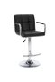Bar stools, 2 pcs., black, eco- Leather - 3