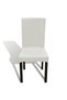 Huse de scaun elastice drepte, 6 buc., crem - 3