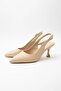 4000 Women's 7.5 cm Heeled Open Back Stiletto Shoes - 3