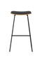 Bar stools, 2 pcs., black, eco- Leather - 3