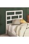 Bedside table, white, 81x4x100 cm, solid pine wood