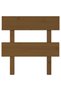 Bedside table, honey brown, 93.5x3x81 cm, solid pine wood - 3