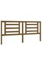 Bedside table, honey brown, 186x4x100 cm, solid pine wood - 2