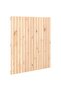 Wall-mounted headboard, 95.5x3x110 cm, solid pine wood - 2