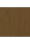 Bedside table, honey brown, 93.5x3x81 cm, solid pine wood - 5