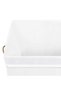 Bamboo laundry basket, white, 83 L - 4