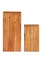Side tables, 2 pcs., solid acacia wood - 2