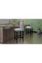 Bar stools, 6 pcs., white, eco- Leather