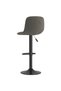 Bar stools, 2 pcs., dark grey, Velvet - 6