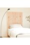 Wall-mounted headboard, 95.5x3x110 cm, solid pine wood