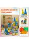 78PCS Magnetic Tiles Kids 3+ STEM Educational Building Blocks Boys Girls Safe Gift - 5