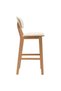 Bar stools, 2 pcs., cream, fabric - 5