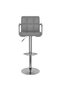 Bar stools, 2 pcs., gray, eco- Leather - 4