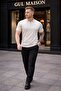 Premium Men's Slim Fit Zippered Polo Collar Knitwear T-Shirt