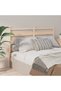 Bedside table, 126x4x100 cm, solid pine wood