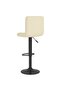 Bar stool, cream, fabric - 5