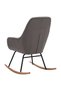 Scaun balansoar, gri deschis, material textil - 6