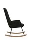 Scaun balansoar, negru, material textil - 4