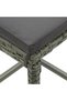 Bar stools with cushions, 4 pcs., grey, polyrattan - 6