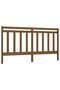 Bedside table, honey brown, 206x4x100 cm, solid pine wood - 2