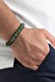 Aventurine Natural Stone Knitted Men's Bracelet 6X8Mm