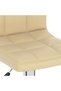 Bar stool, cream, eco- Leather - 6