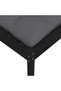 Garden stool with Pillow anthracite, black, solid pine wood - 3
