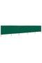 5-panel windbreak, green, 600 x 80 cm, textile - 2