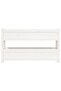Planter, white, 112x25x66 cm, solid pine wood - 5