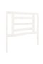 Bedside table, white, 96x4x100 cm, solid pine wood - 2