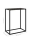 Console table, black, 60x35x75 cm, tempered glass - 6