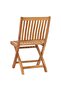 Folding garden chairs, 8 pcs., solid teak wood - 3