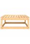Garden stool with Pillow, solid pine wood - 3