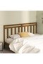 Bedside table, honey brown, 206x4x100 cm, solid pine wood