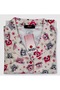 Women's Cotton Pcs Short Sleeve Pajamas Set Patterned Comfortable Summer Home Wear Set - 2