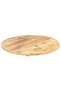 Table top, 60 cm, solid mango wood, round, 25-27 mm - 6