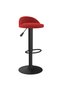 Bar stool, wine red, Velvet - 2