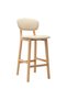 Bar stools, 2 pcs., cream, fabric - 3