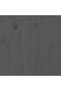 Wall-mounted headboard, gray, 108x3x90 cm, solid pine wood - 7