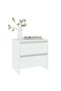 Bedside table, white, 45x34.5x44.5 cm, chipboard - 3