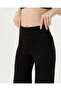 Black Ecovero ™ Viscose High Waist Wide Leg Weekend Trousers - 5