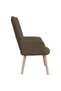 Scaun de relaxare, maro, material textil - 3